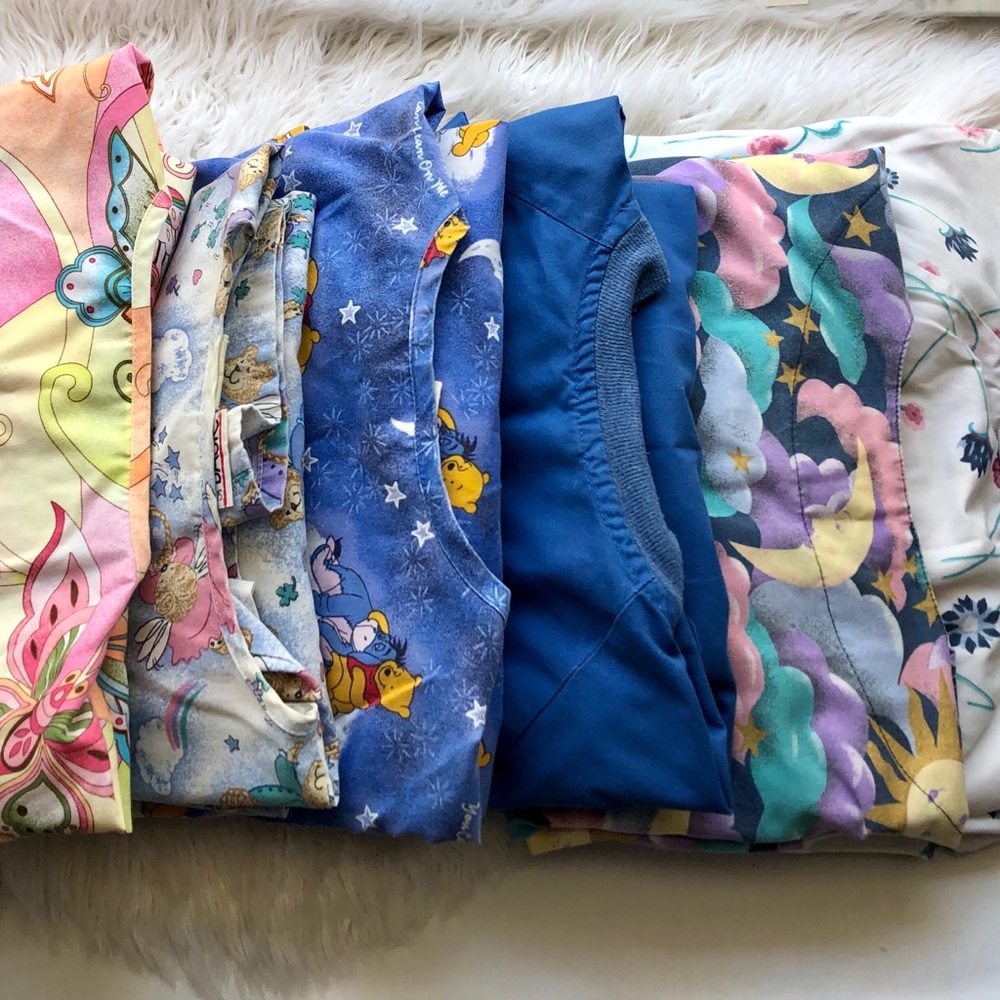 Women’s Snap Front Long Sleeve Scrub Jacket